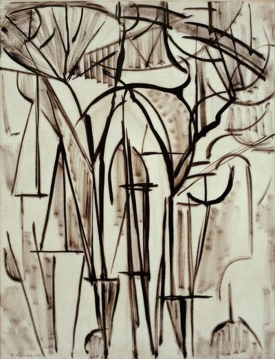 Composition Trees I by Piet Mondrian